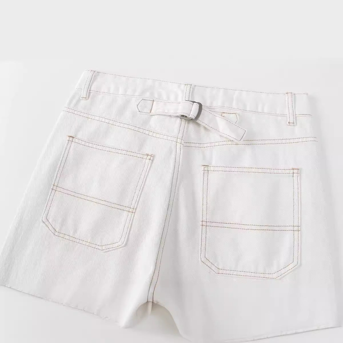 Women's Fashionable High Waist Curl-leg Jeans