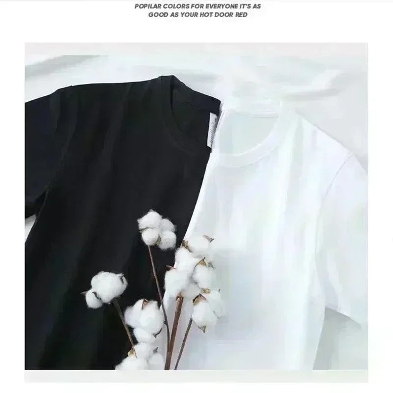Women's Simple Printed Loose Short Sleeve UNISEX