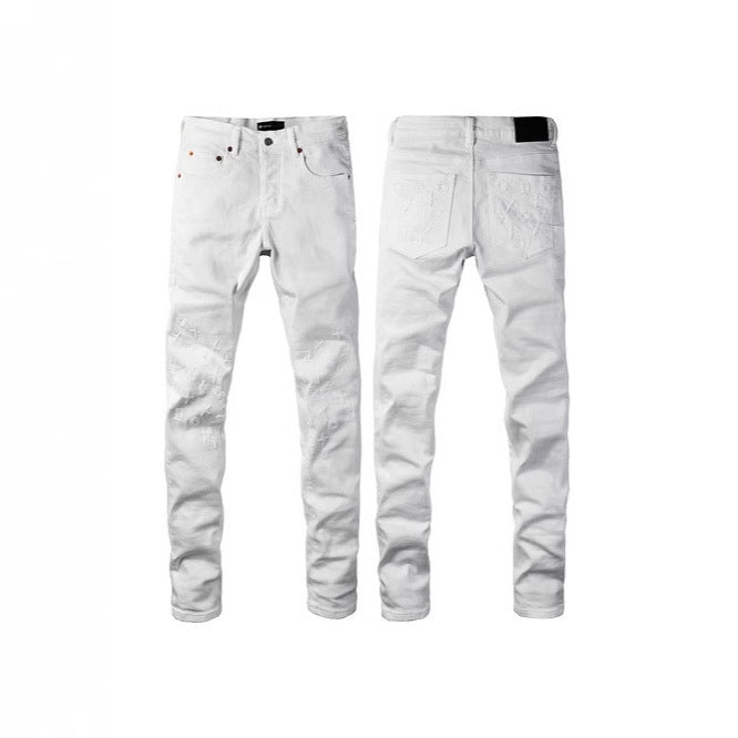 High Street Jeans Black Slim Fit Stretch Skinny Men
